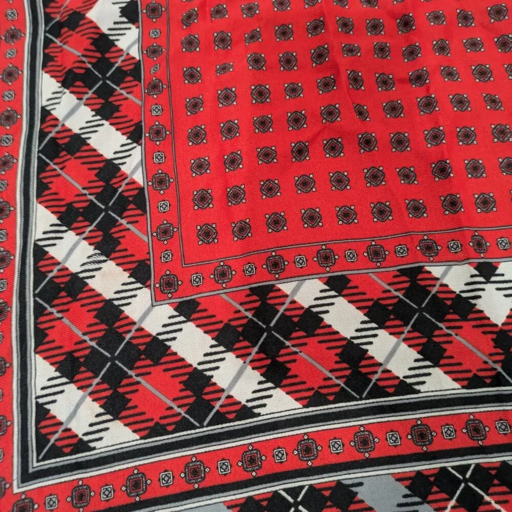 Red and Black‎ Scarf